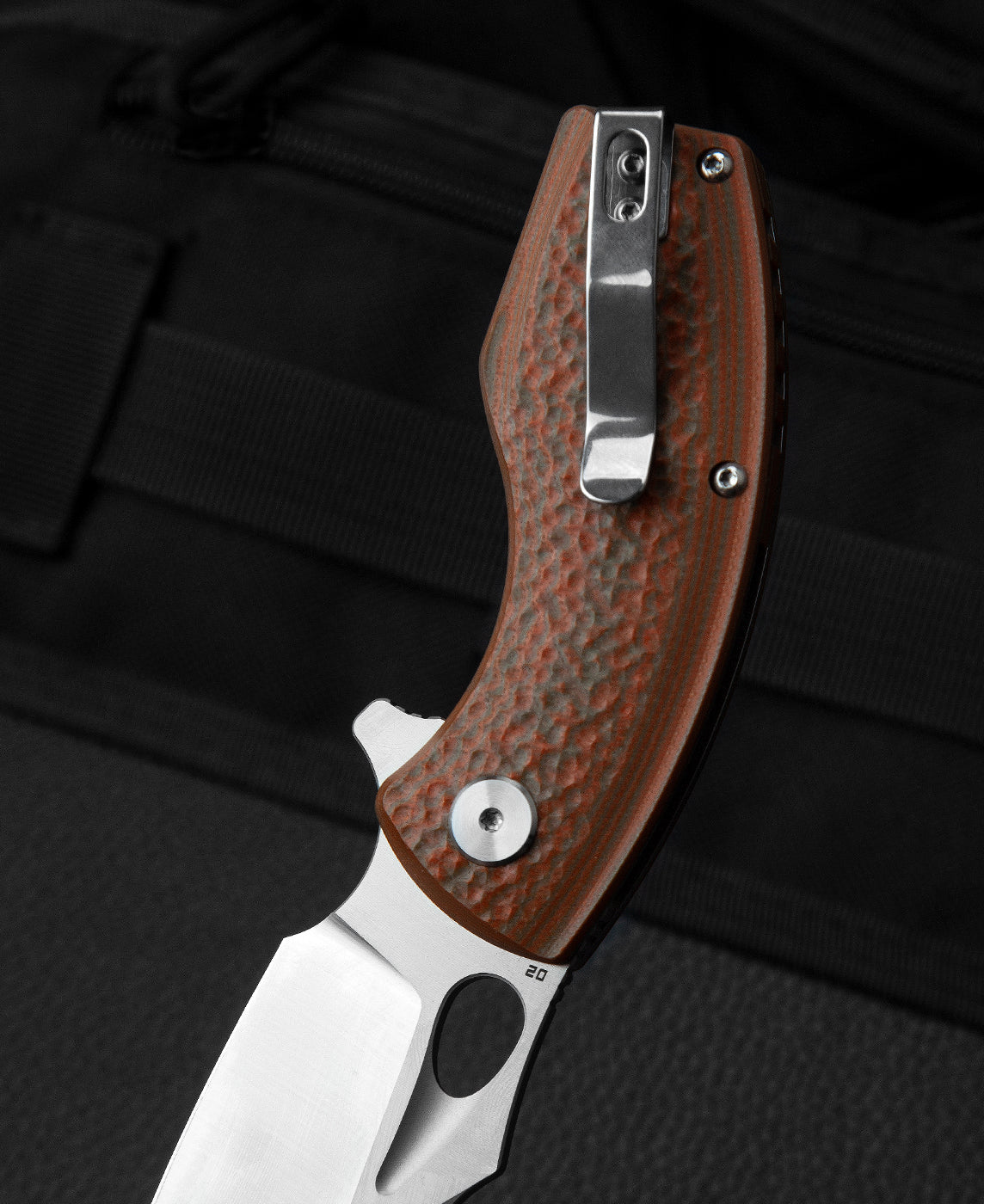 Bestech Lizard BG39B D2 Blade Green+Orange G10 Handle Liner Lock Folding Knife