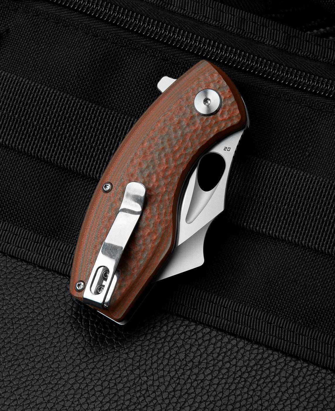 Bestech Lizard BG39B D2 Blade Green+Orange G10 Handle Liner Lock Folding Knife