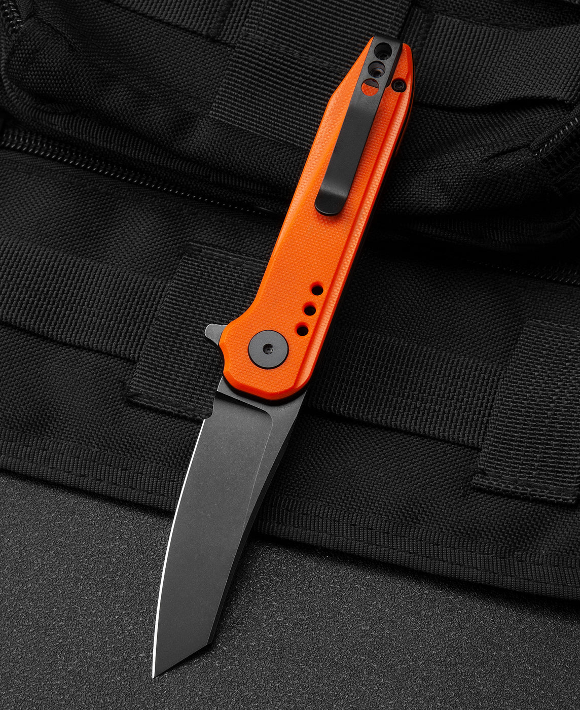 Bestech Syntax BG40C 14C28N Blade Orange Micarta Handle Liner Lock Folding Knife