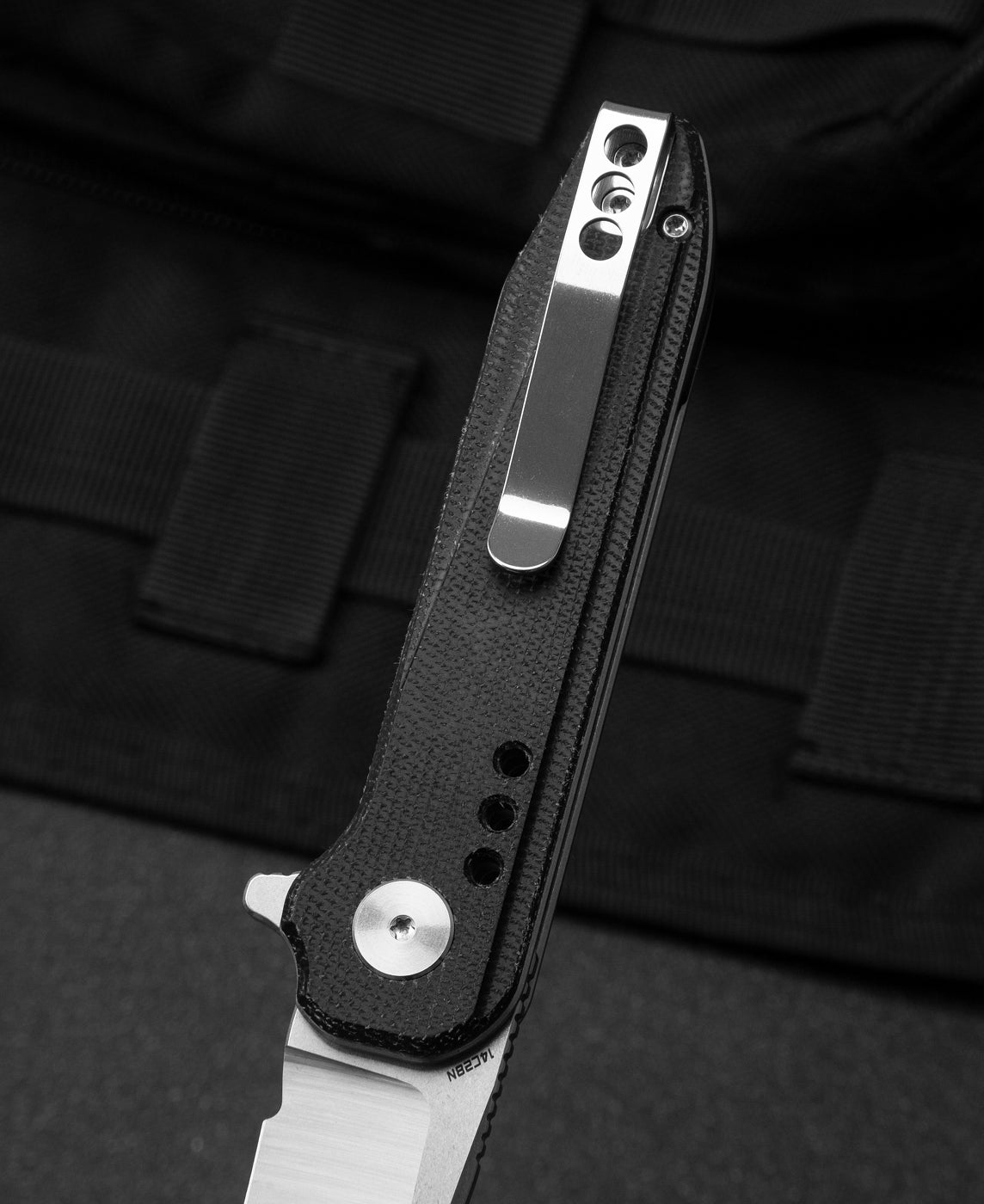 Bestech Syntax BG40D 14C28N Blade Micarta Handle Liner Lock Folding Knife