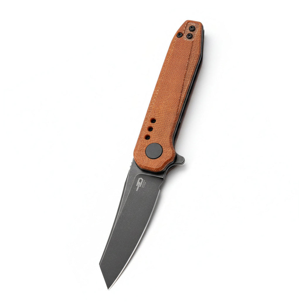 Bestech Syntax BG40F 14C28N Blade Natural Micarta Handle Liner Lock Folding Knife