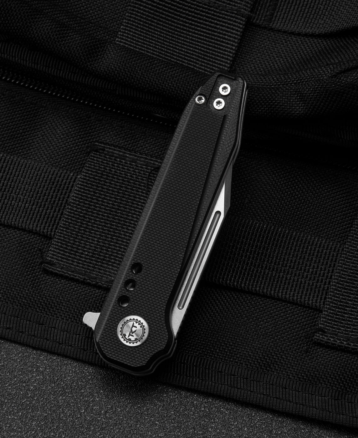 Bestech Syntax BG41A 154CM Blade Black G10 Handle Liner Lock Folding Knife