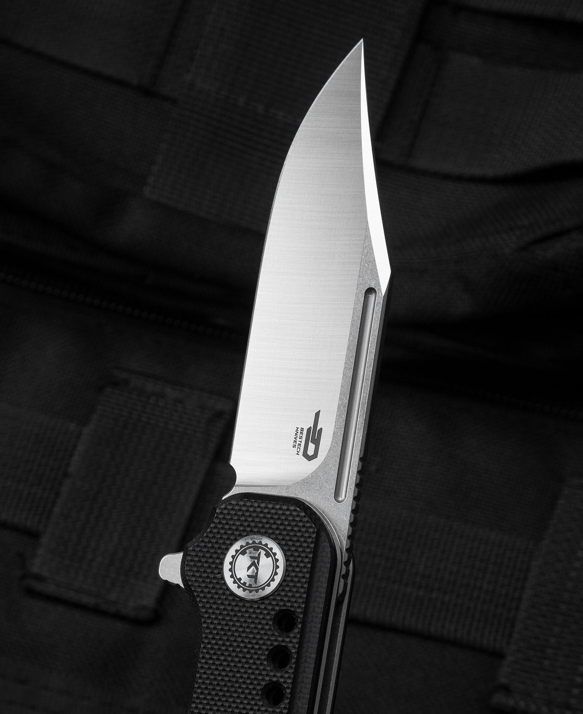 Bestech Syntax BG41A 154CM Blade Black G10 Handle Liner Lock Folding Knife