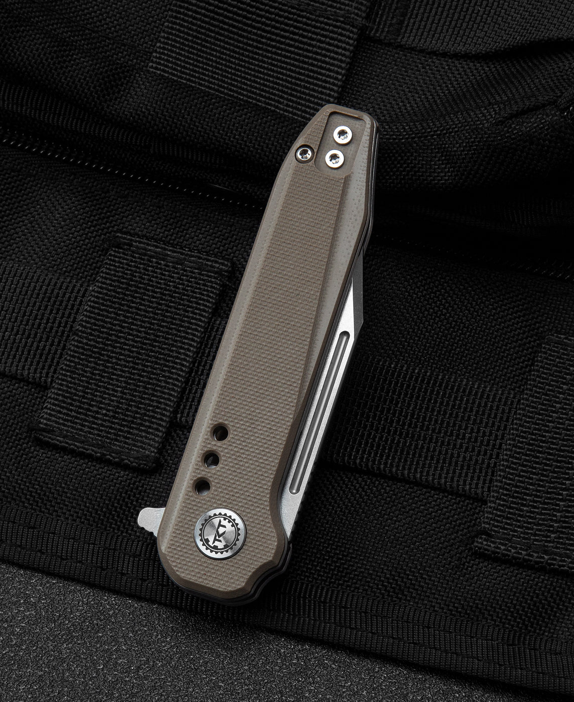 Bestech Syntax BG41B 154CM Blade Beige G10 Handle Liner Lock Folding Knife