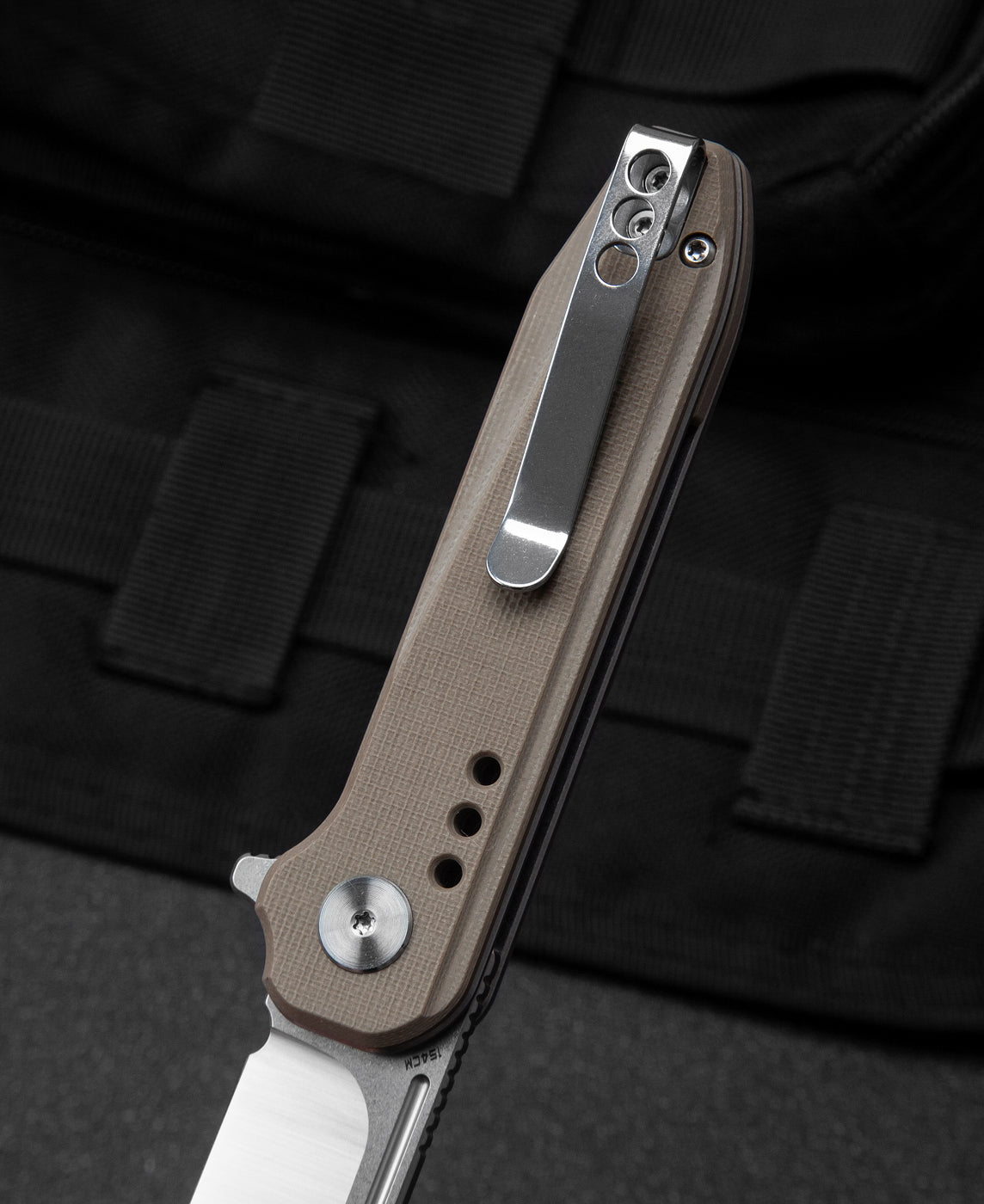 Bestech Syntax BG41B 154CM Blade Beige G10 Handle Liner Lock Folding Knife