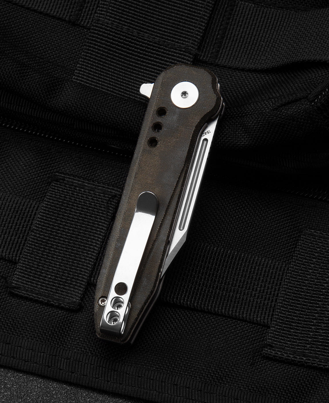 Bestech Syntax BG41E 154CM Blade Green Micarta Handle Liner Lock Folding Knife