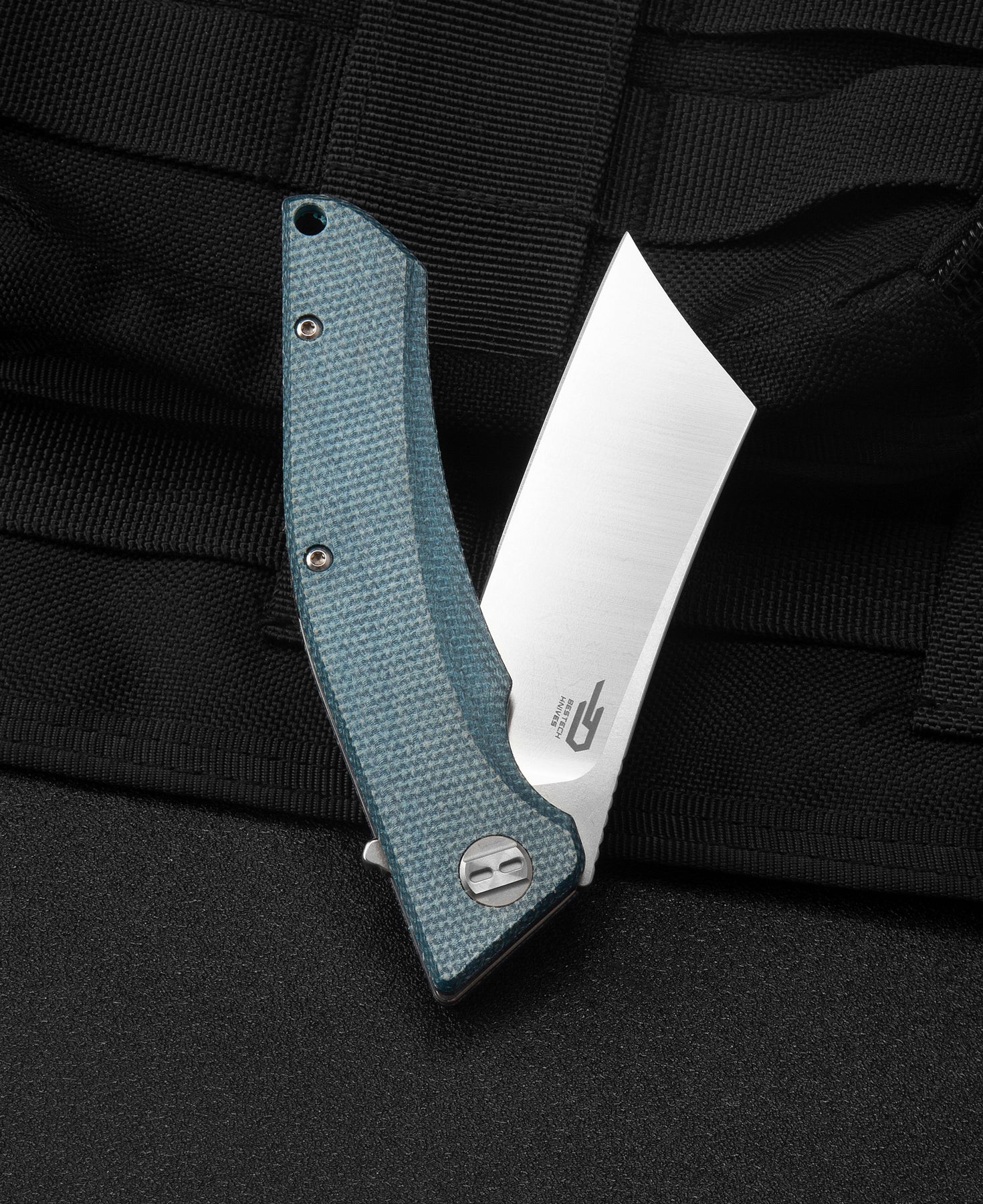 Bestech Cubis BG42C D2 Blade Micarta Handle Liner Lock Folding Knife