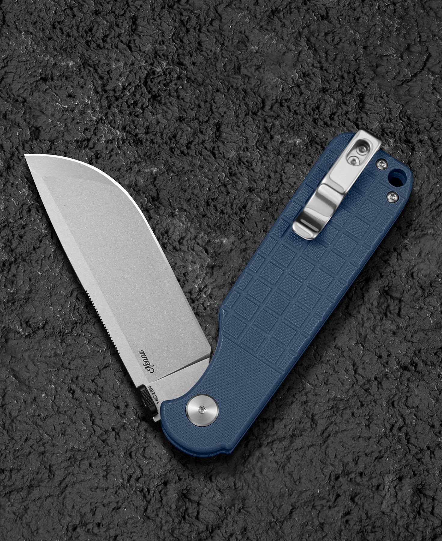 Bestech Glok BG55B 14C28N Blade G10 Handle Button Lock Folding Knife