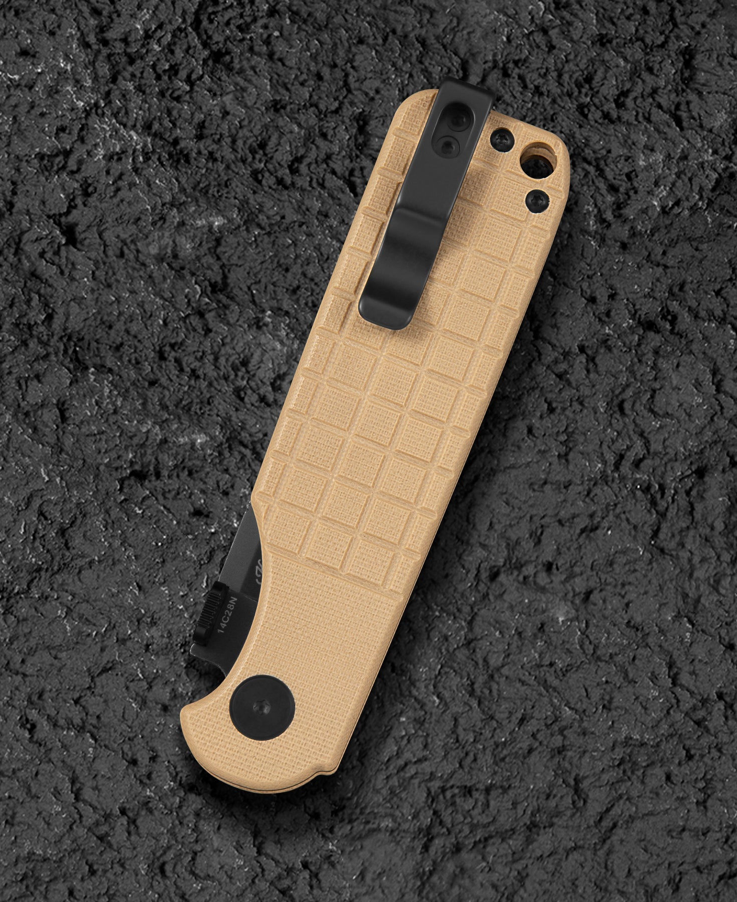 Bestech Glok BG55C 14C28N Blade G10 Handle Button Lock Folding Knife