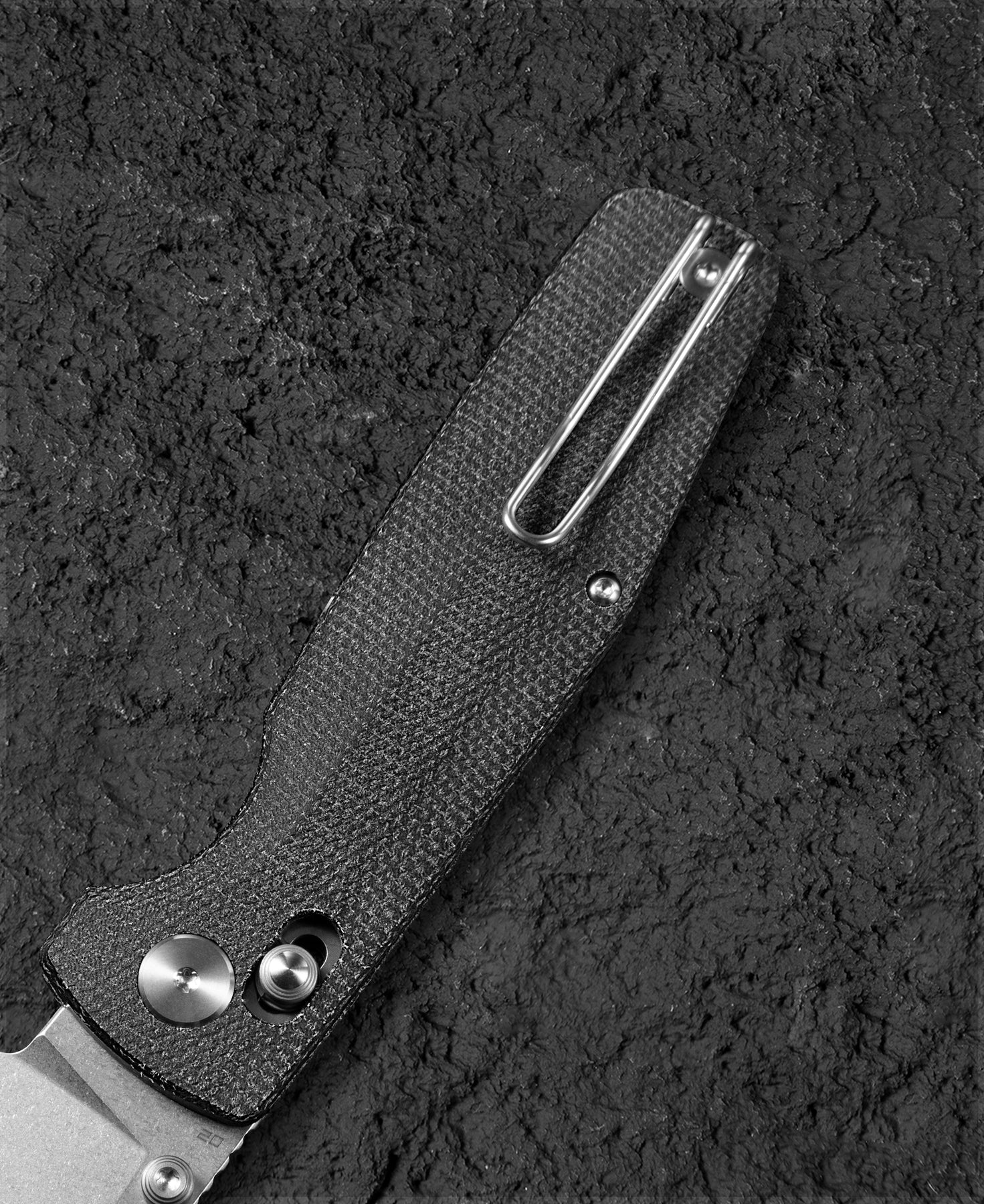 Bestech Slasher BG56A-1 D2 Blade Micarta Handle Crossbar Lock Folding Knife