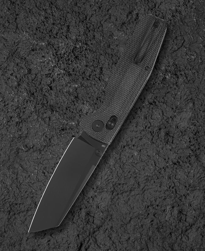 Bestech Slasher BG56A-2 D2 Blade Micarta Handle Crossbar Lock Folding Knife