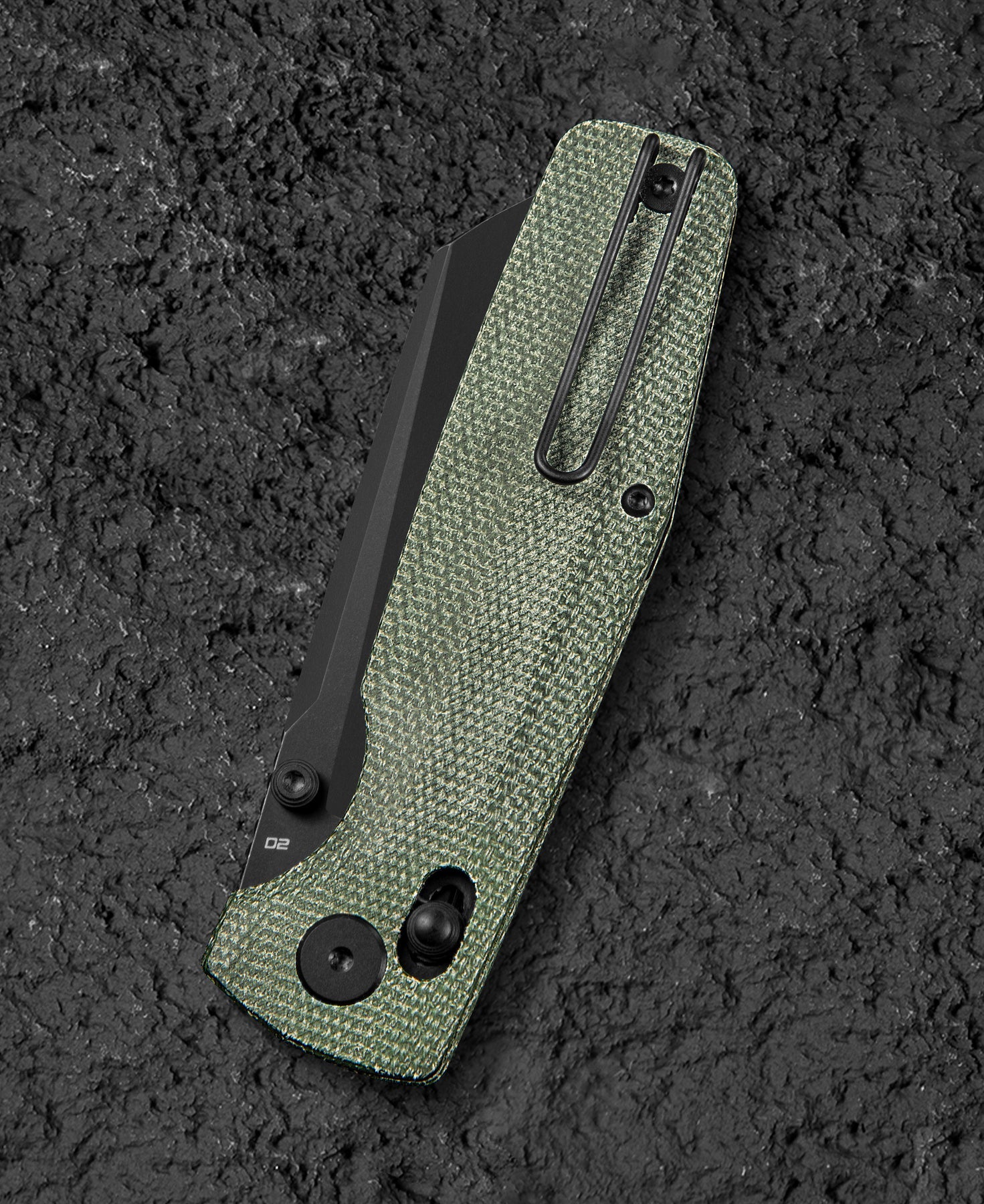 Bestech Slasher BG56B-2 D2 Blade Micarta Handle Crossbar Lock Folding Knife