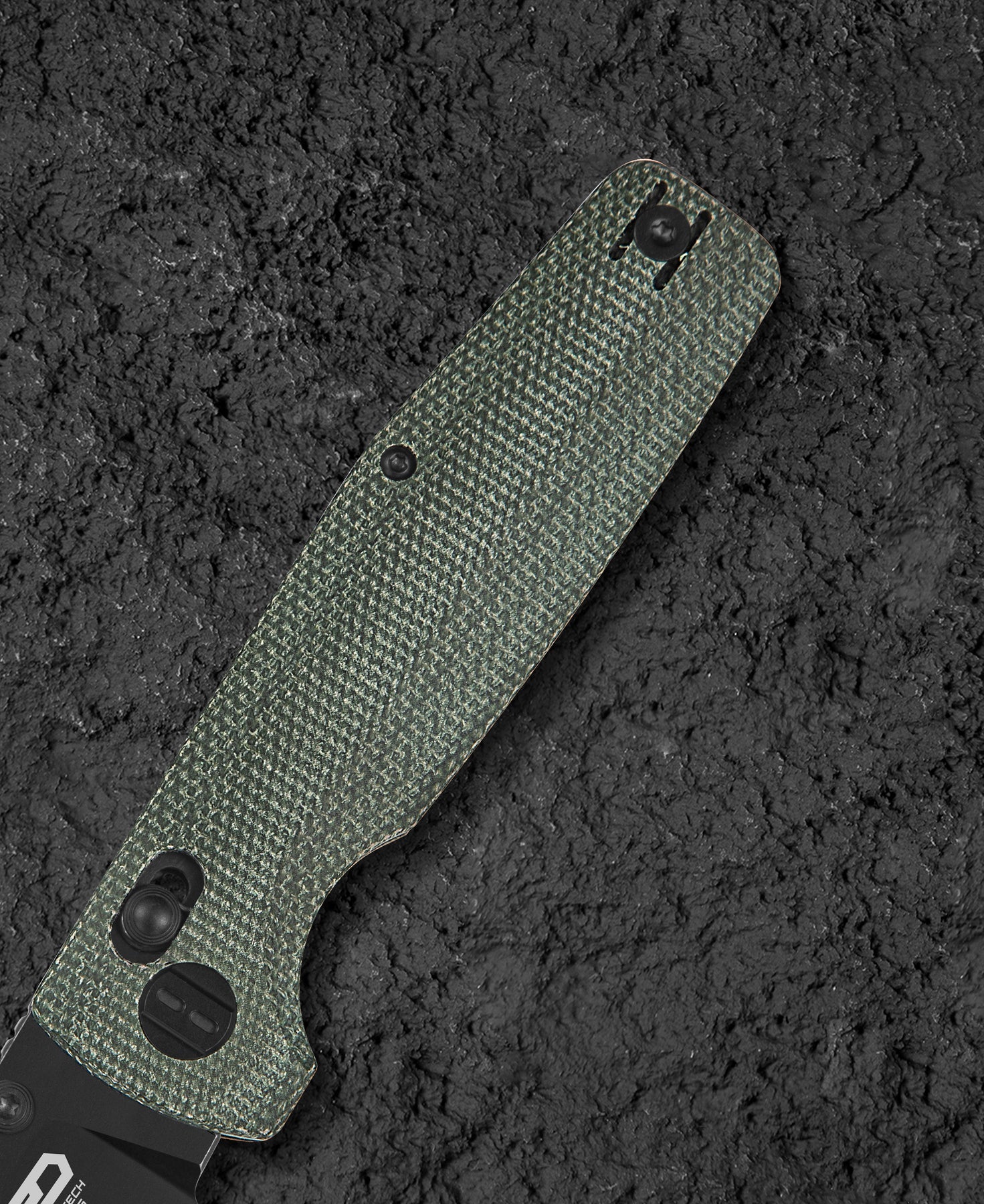 Bestech Slasher BG56B-2 D2 Blade Micarta Handle Crossbar Lock Folding Knife