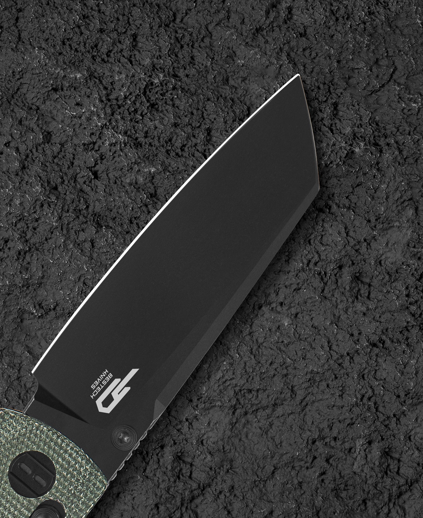 Bestech Slasher BG56B-2 D2 Blade Micarta Handle Crossbar Lock Folding Knife