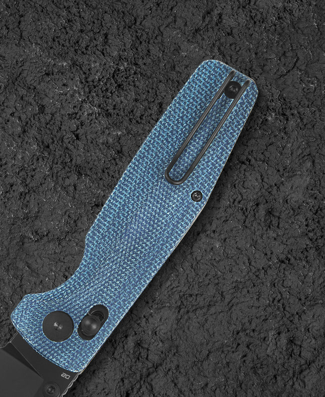 Bestech Slasher BG56C-2 D2 Blade Micarta Handle Crossbar Lock Folding Knife