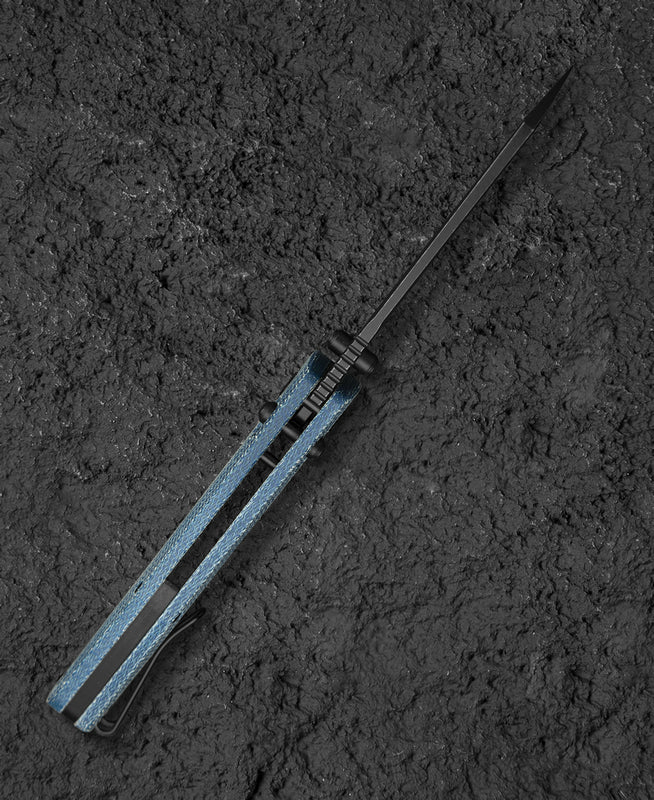 Bestech Slasher BG56C-2 D2 Blade Micarta Handle Crossbar Lock Folding Knife