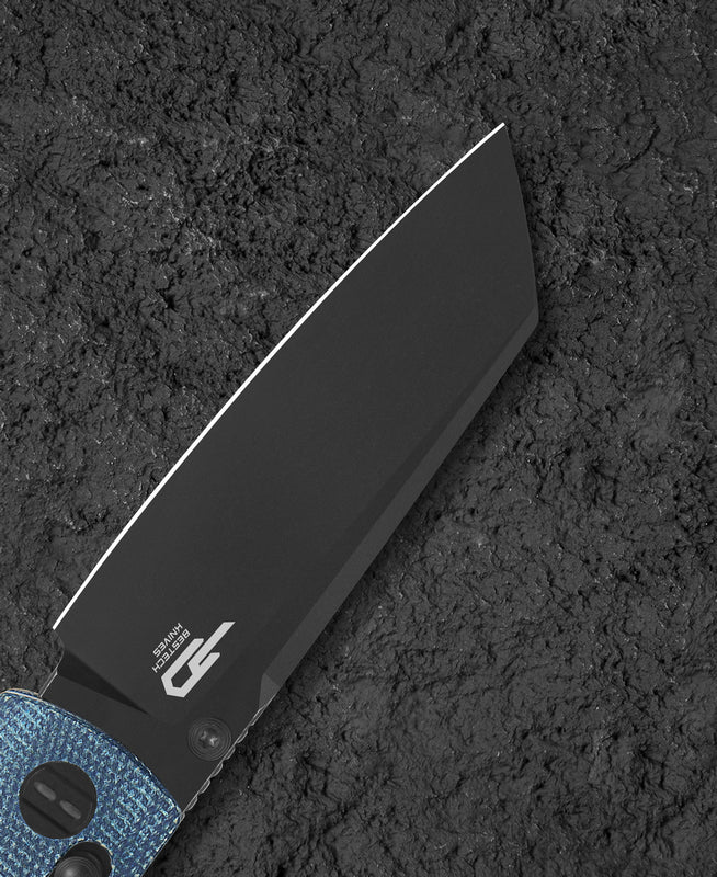 Bestech Slasher BG56C-2 D2 Blade Micarta Handle Crossbar Lock Folding Knife