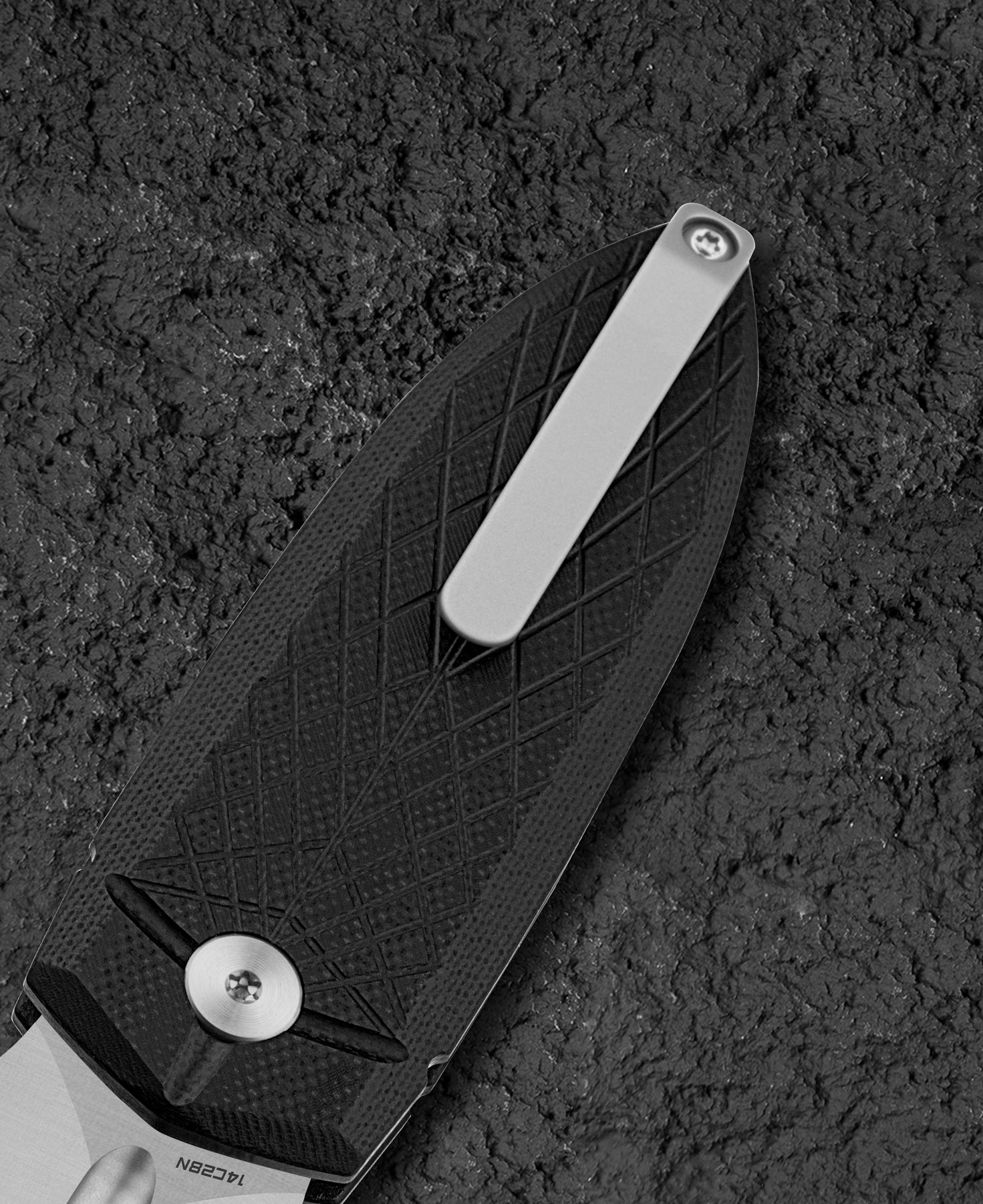 Bestech QUQU BG57A-1 14C28N Blade G10 Handle Folding Knife