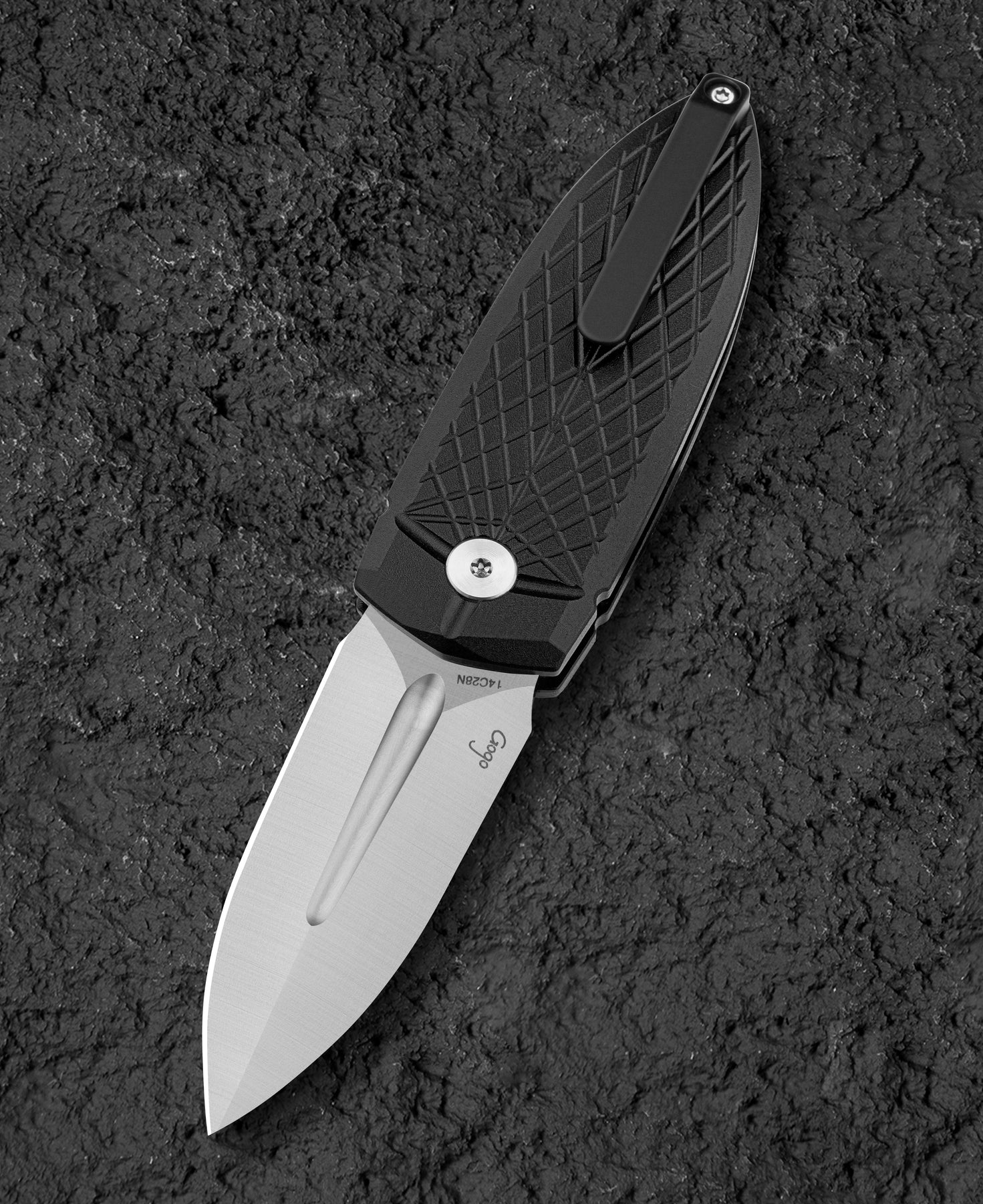 Bestech QUQU BG57B-1 14C28N Blade Aluminum Handle Folding Knife