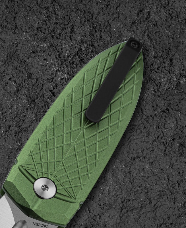 Bestech QUQU BG57B-2 14C28N Blade Aluminum Handle Folding Knife