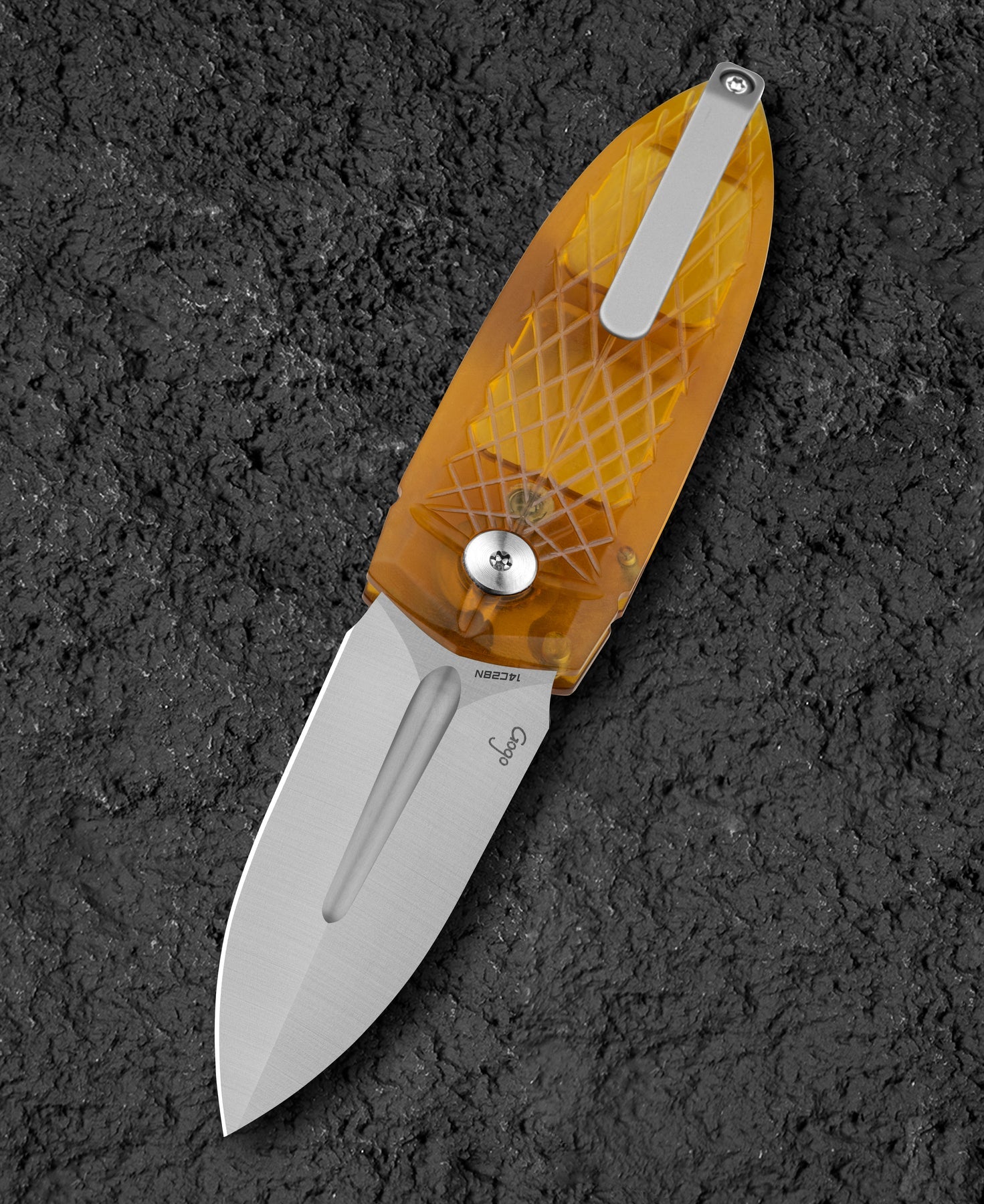 Bestech QUQU BG57D-1 14C28N Blade Ultem Handle Folding Knife