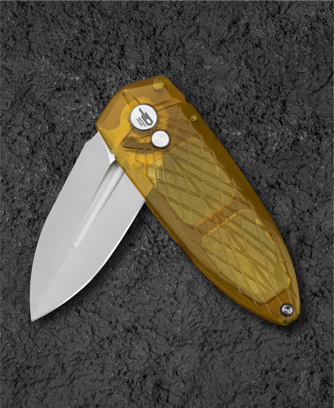 Bestech QUQU BG57D-1 14C28N Blade Ultem Handle Folding Knife