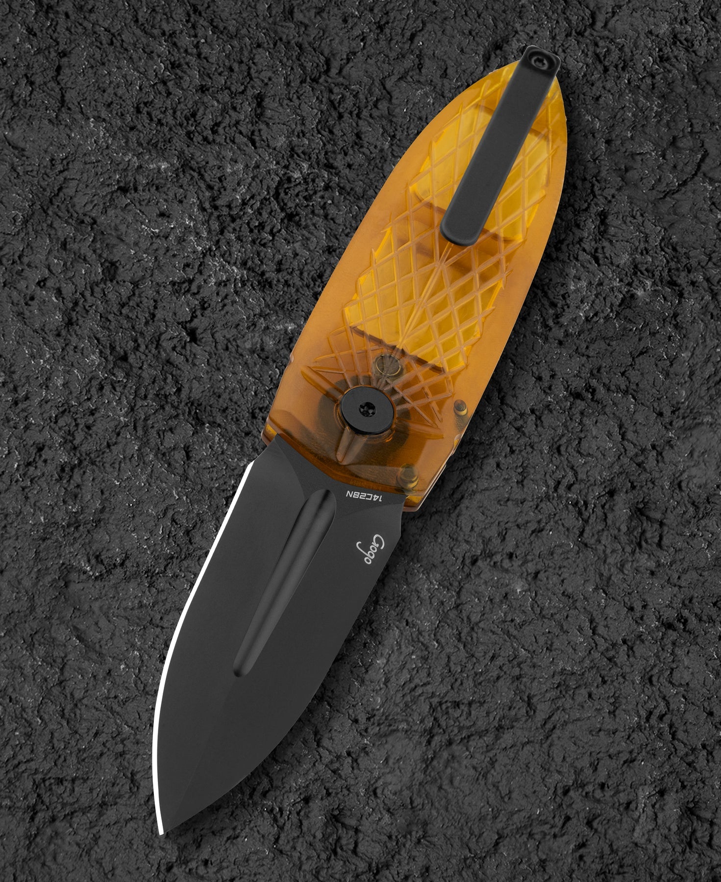 Bestech QUQU BG57D-2 14C28N Blade Ultem Handle Folding Knife