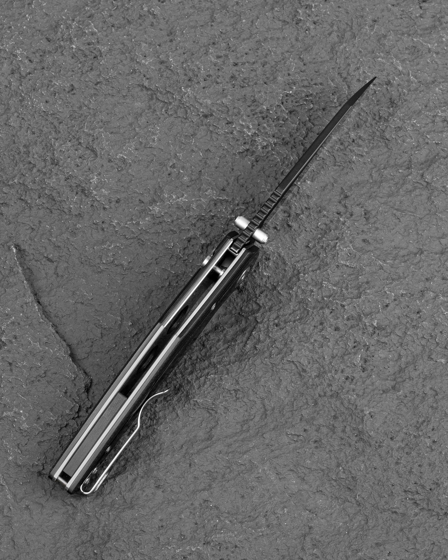 Bestech Snakebird BG58B 14C28N Blade Black Micarta Handle Button Lock Folding Knife