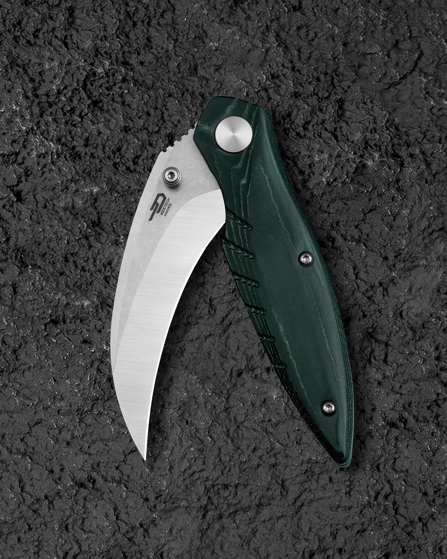 Bestech Mantidae BG60G 14C28N Blade Micarta Handle Liner Lock Folding Knife