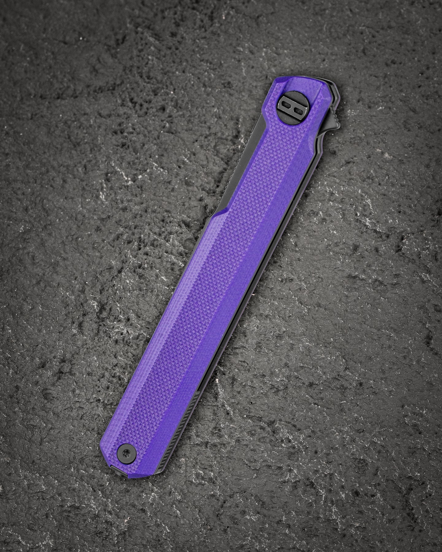 Bestech Duoz BG65E 14C28N Blade Purple G10 Handle Liner Lock Folding Knife