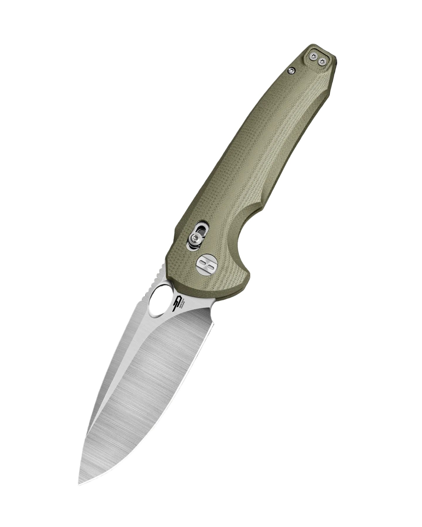 Bestech Noctar BG66B 14C28N Blade OD Green G10 Handle Crossbar Lock Folding Knife