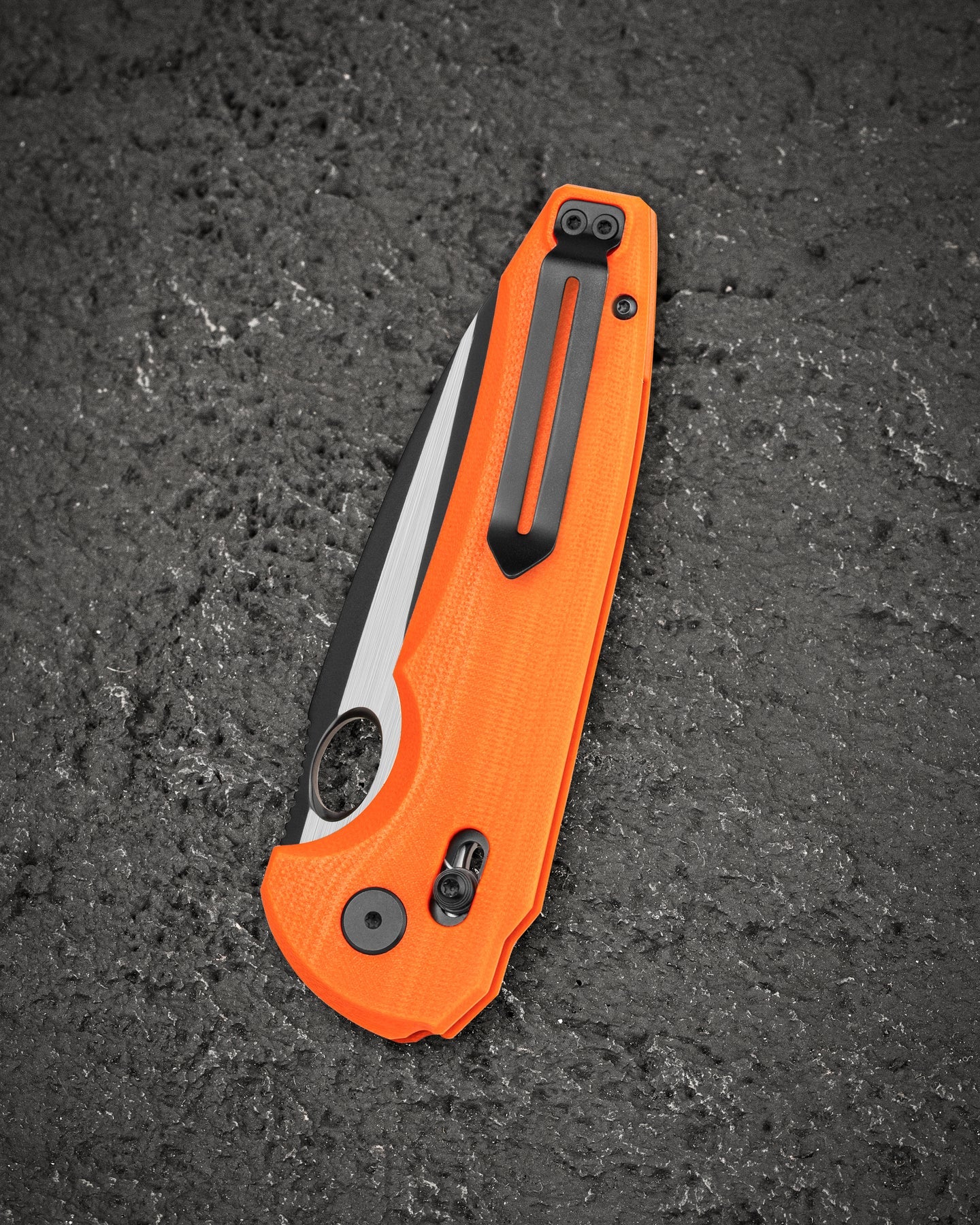 Bestech Noctar BG66D 14C28N Blade Orange G10 Handle Crossbar Lock Folding Knife