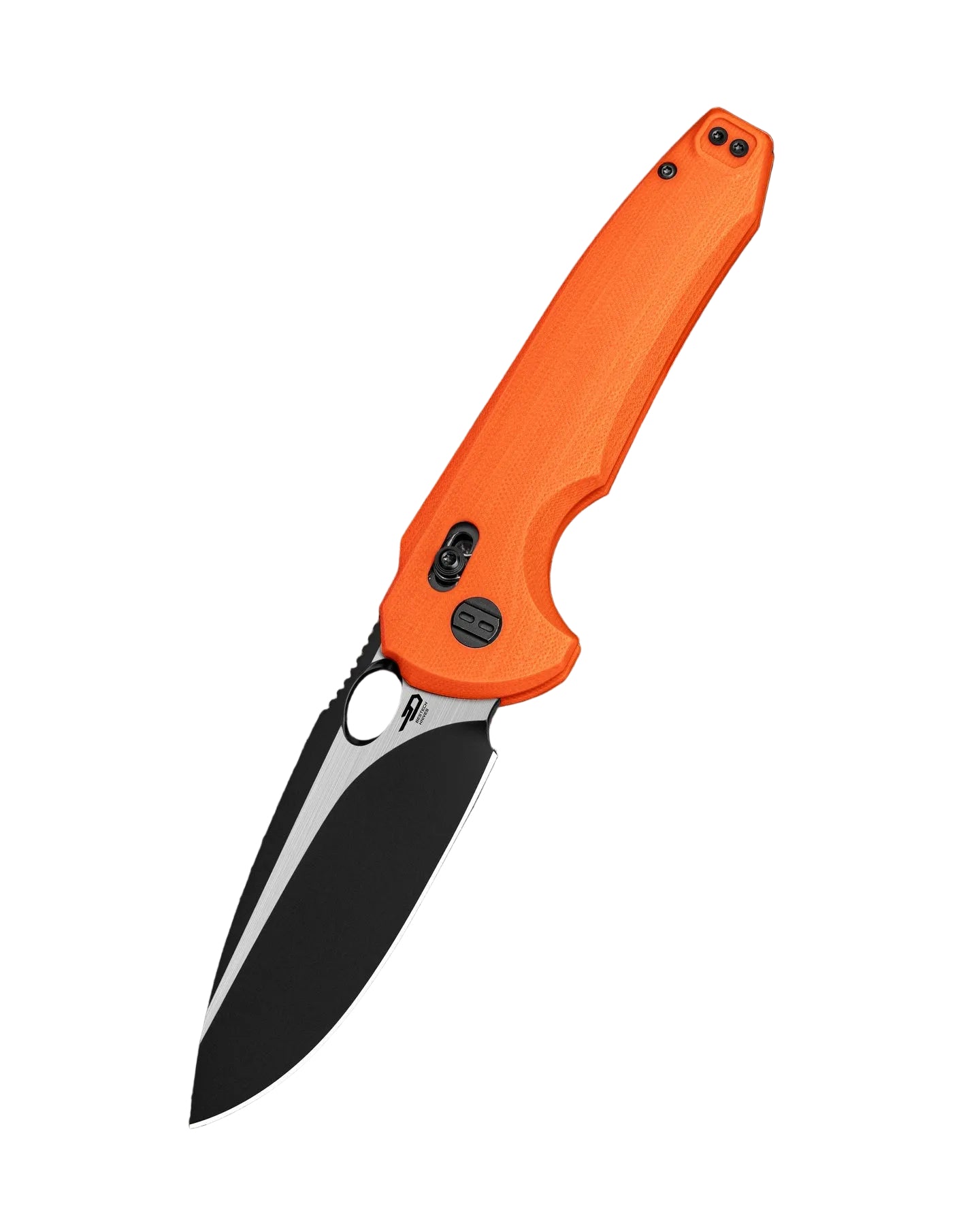 Bestech Noctar BG66D 14C28N Blade Orange G10 Handle Crossbar Lock Fold