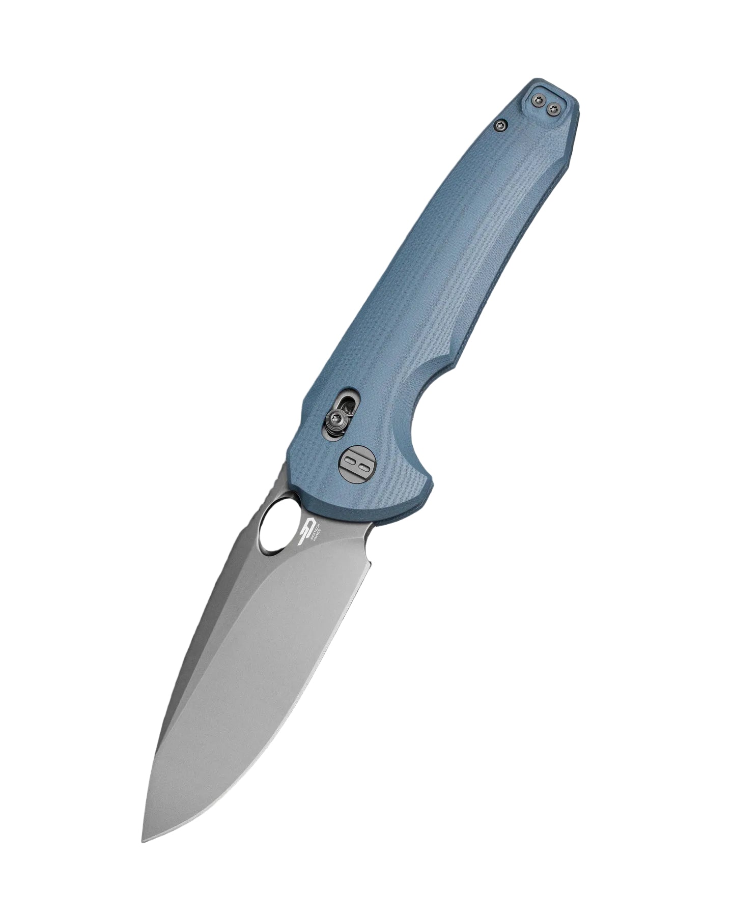 Bestech Noctar BG66E 14C28N Blade Blue Grey G10 Handle Crossbar Lock Folding Knife