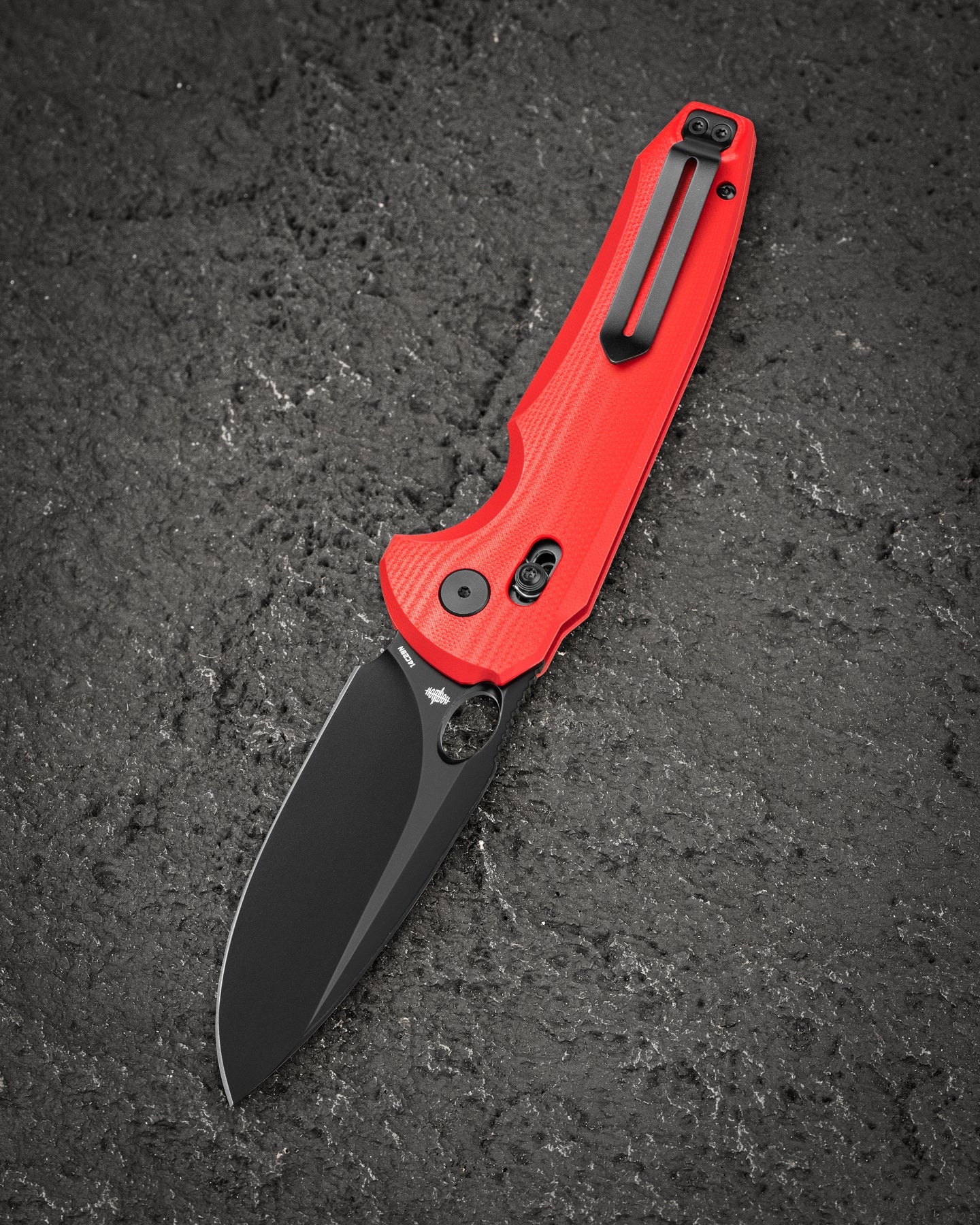 Bestech Noctar BG66G 14C28N Blade Red G10 Handle Crossbar Lock Folding Knife