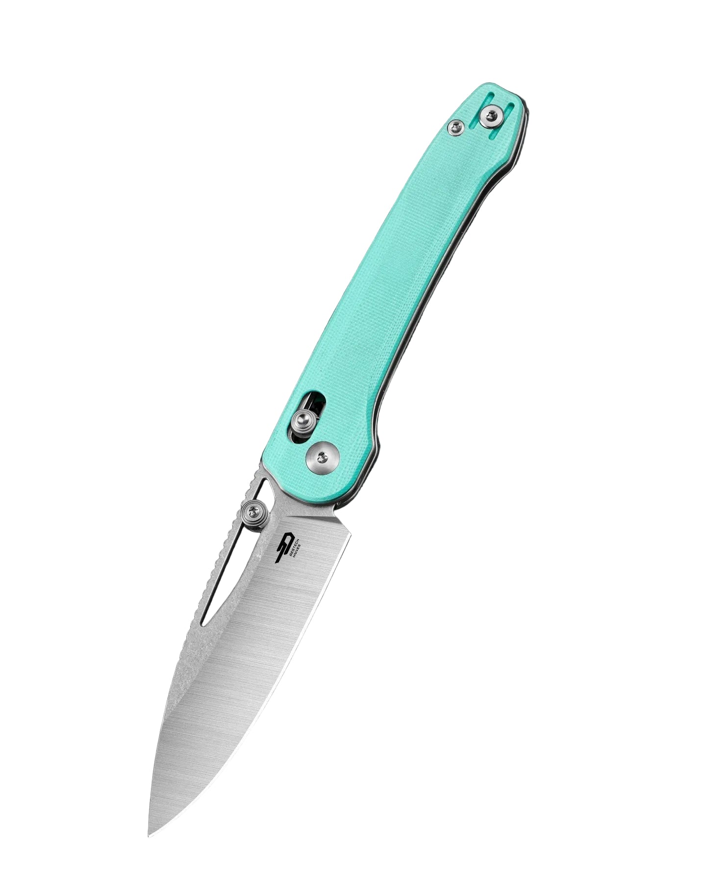 Bestech Cobber BG68B 14C28N Blade Light Blue G10 Handle Crossbar Lock Folding Knife