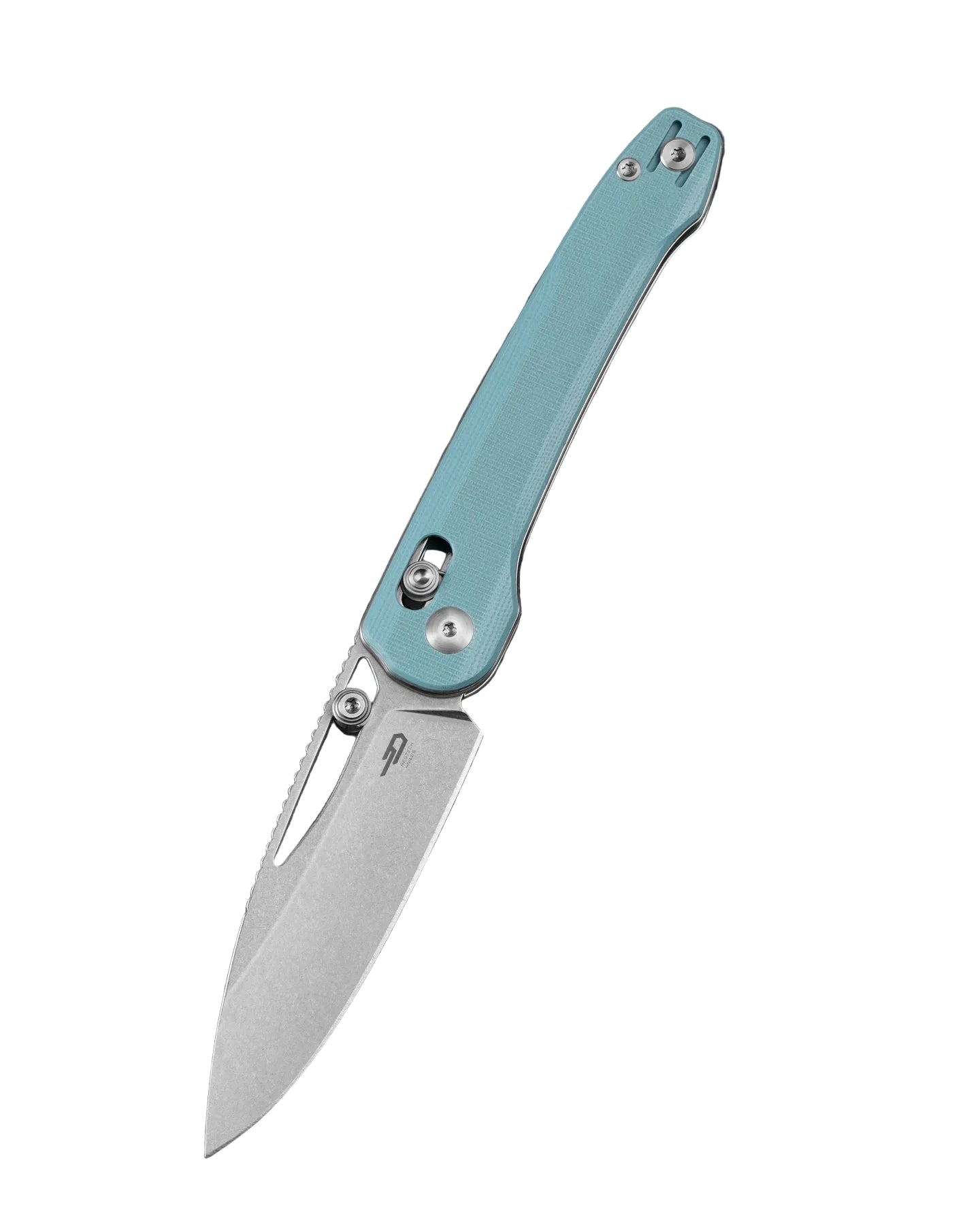 Bestech Cobber BG68C 14C28N Blade Misty Blue G10 Handle Crossbar Lock Folding Knife