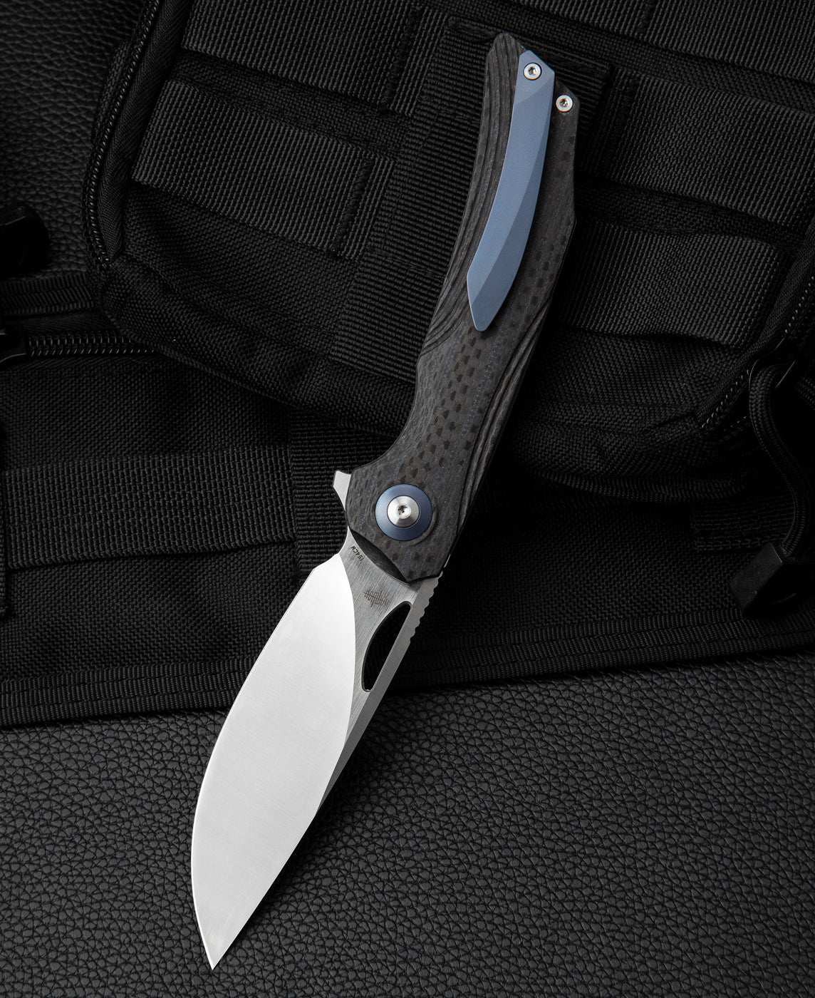 Bestech Falko BL01A 154CM Blade Carbon Fiber and G10 Handle Liner Lock Folding Knife