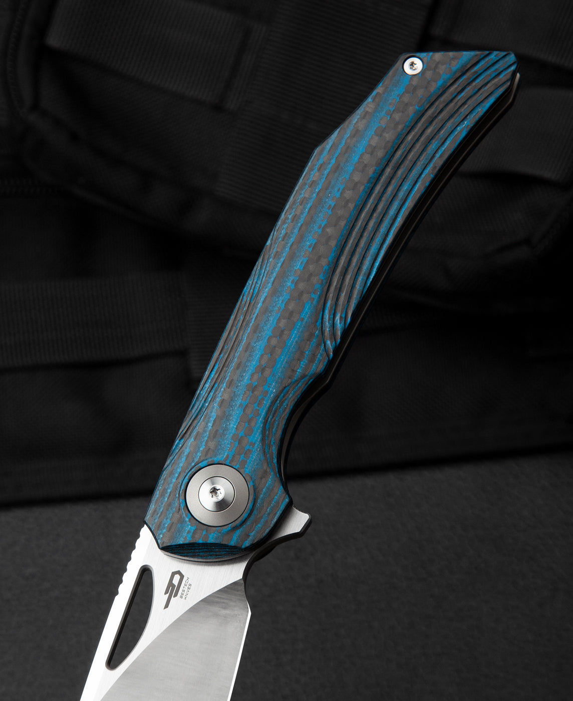 Bestech Falko BL01B 154CM Blade Carbon Fiber and G10 Handle Liner Lock Folding Knife