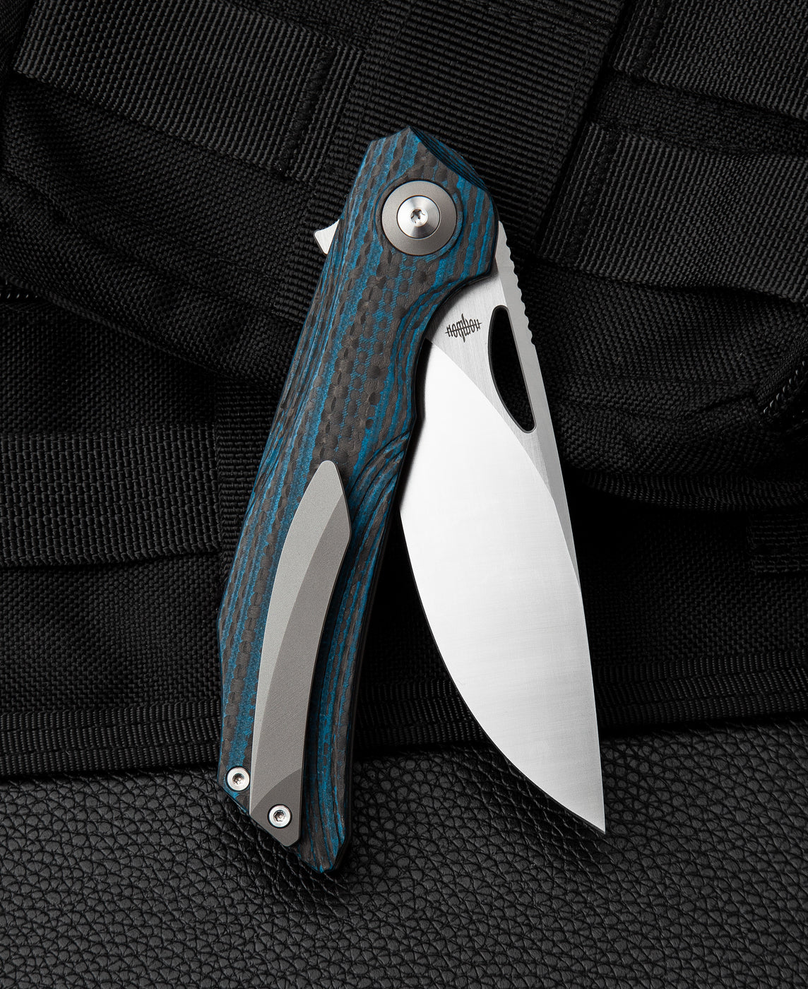 Bestech Falko BL01B 154CM Blade Carbon Fiber and G10 Handle Liner Lock Folding Knife