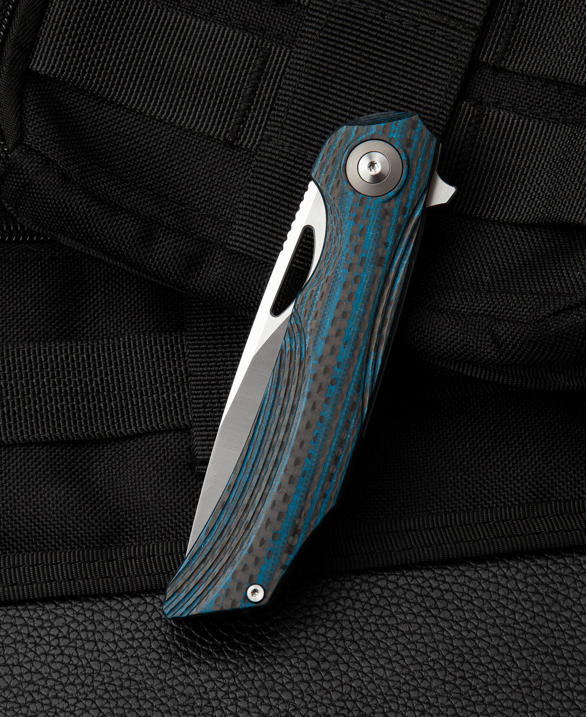 Bestech Falko BL01B 154CM Blade Carbon Fiber and G10 Handle Liner Lock Folding Knife