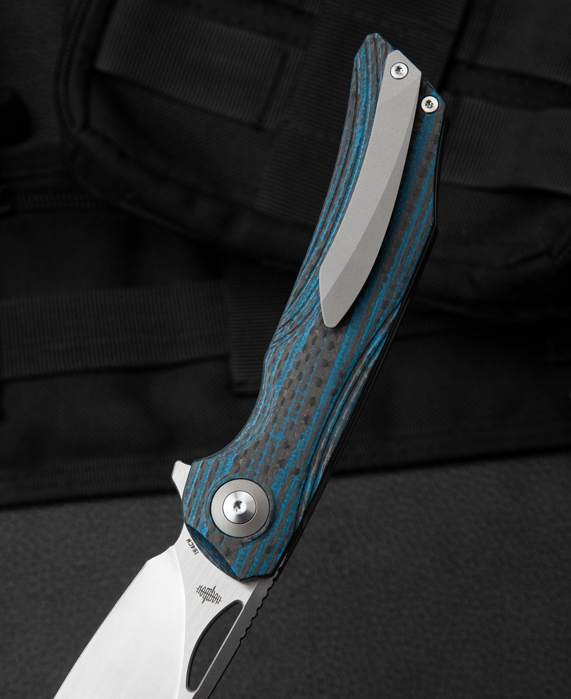 Bestech Falko BL01B 154CM Blade Carbon Fiber and G10 Handle Liner Lock Folding Knife