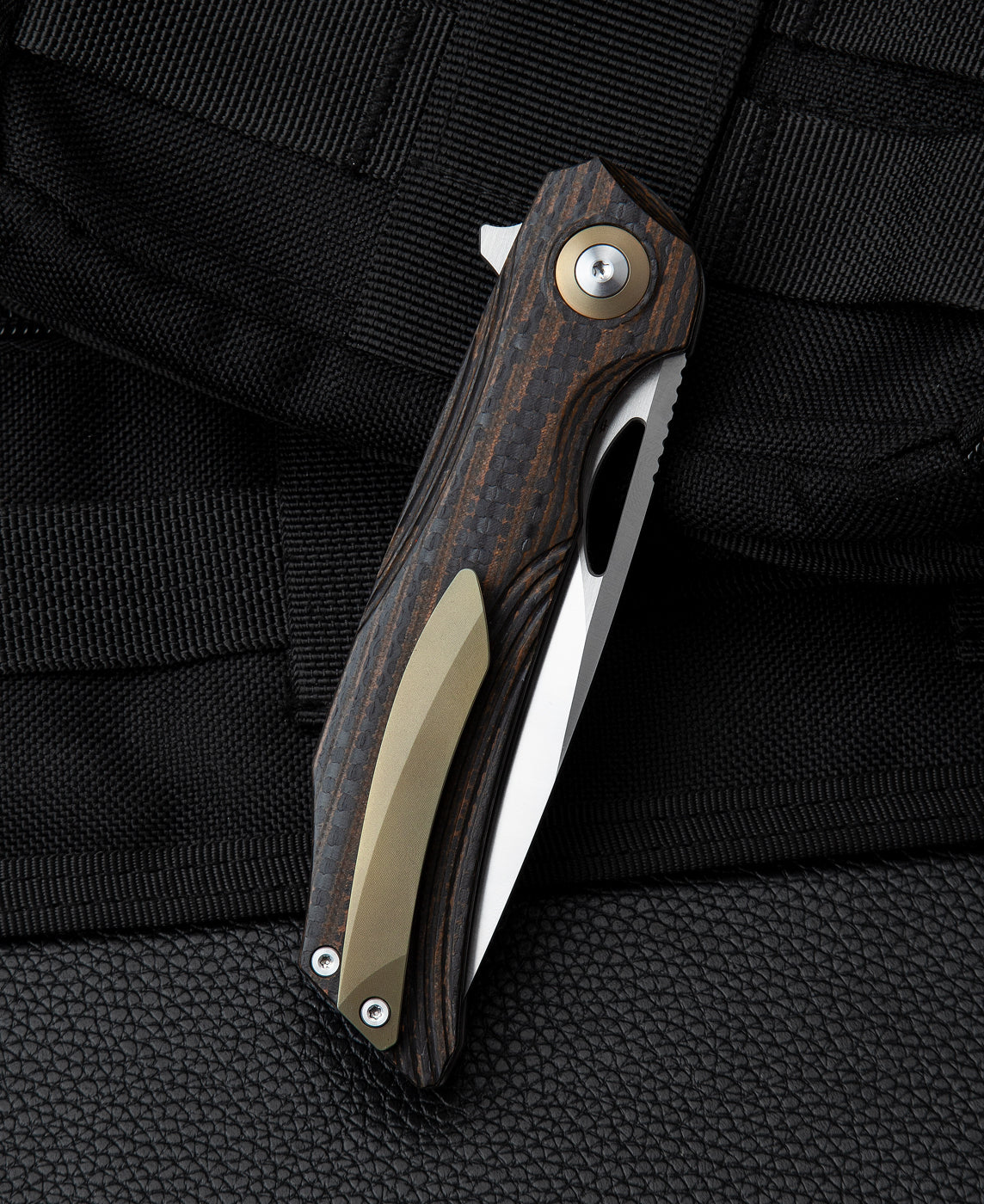 Bestech Falko BL01D 154CM Blade Carbon Fiber and G10 Handle Liner Lock Folding Knife