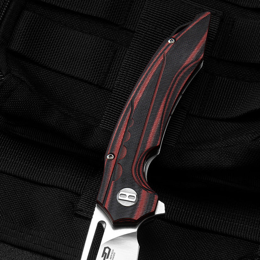 Bestech Ornetta BL02B N690 Blade Carbon Fiber and G10 Handle Liner Lock Folding Knife