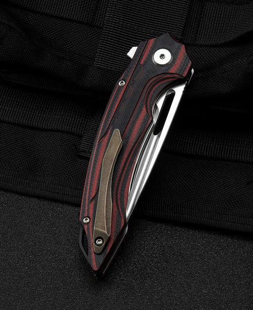 Bestech Ornetta BL02B N690 Blade Carbon Fiber and G10 Handle Liner Lock Folding Knife