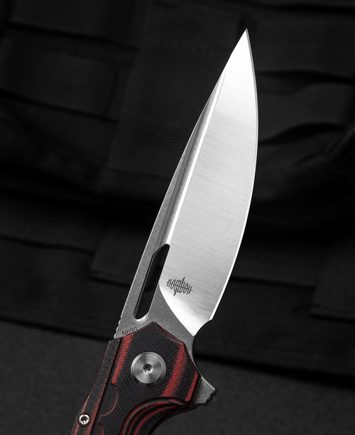 Bestech Ornetta BL02B N690 Blade Carbon Fiber and G10 Handle Liner Lock Folding Knife