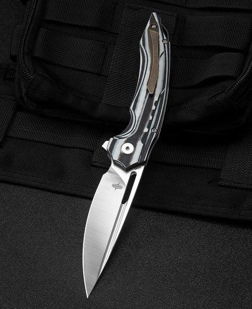 Bestech Ornetta BL02C N690 Blade Carbon Fiber and G10 Handle Liner Lock Folding Knife
