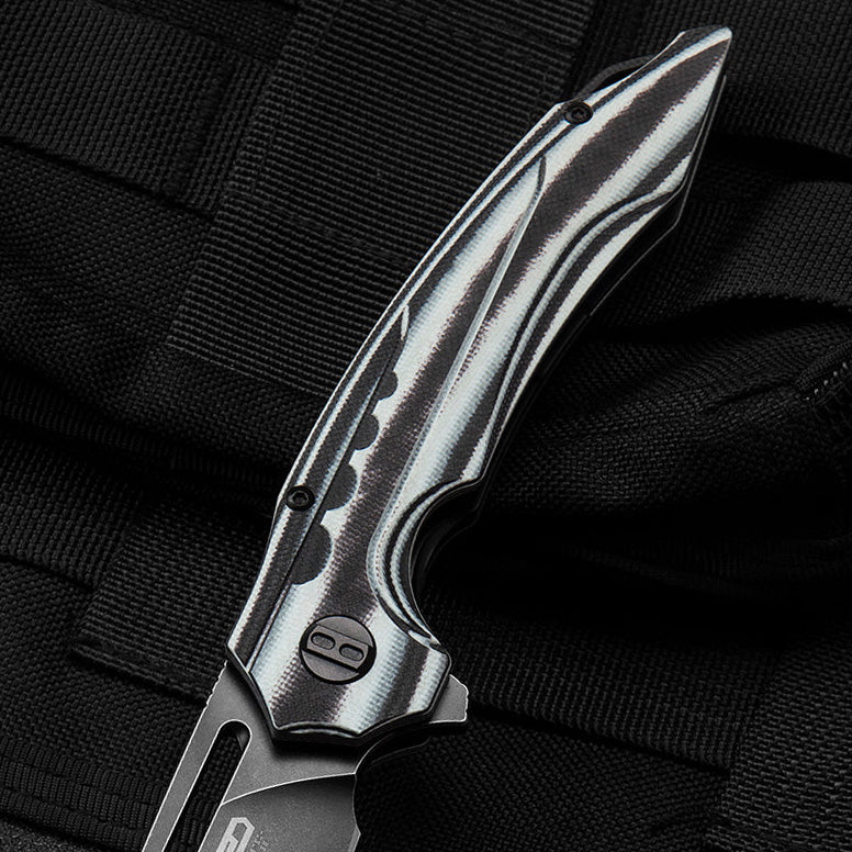 Bestech Ornetta BL02D N690 Blade Carbon Fiber and G10 Handle Liner Lock Folding Knife