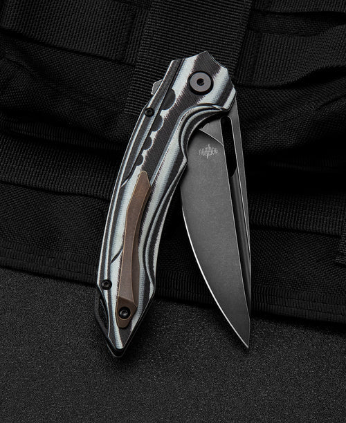 Bestech Ornetta BL02D N690 Blade Carbon Fiber and G10 Handle Liner Lock Folding Knife