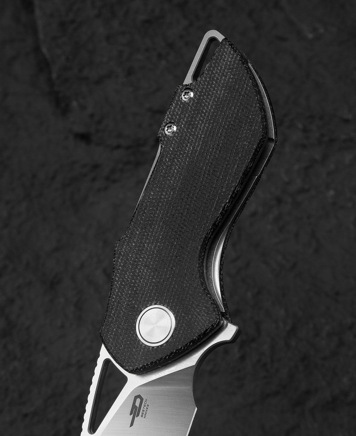 Bestech Riverstone BL03D 154CM Blade Micarta Handle Liner Lock Folding Knife